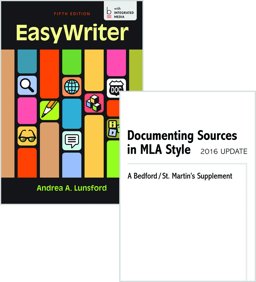 EasyWriter 5e and e-Book for EasyWriter 5e (Six-Month Access) and Documenting Sources in MLA Style: 2016 Update