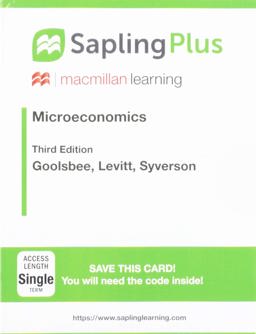 SaplingPlus for Microeconomics (Single-Term Access)
