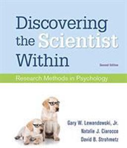 Discovering the Scientist Within Research Methods in Psychology 2nd 9781319107369 Front Cover