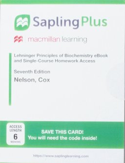 SaplingPlus for Lehninger Principles of Biochemistry (Single-Term Access)
