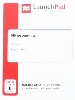 LaunchPad for Microeconomics (1-Term Access)