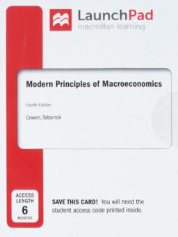 LaunchPad for Modern Principles of Macroeconomics (1-Term Access)
