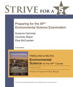 Strive for a 5: Preparing for the APï¿½ Environmental Science Exam 3rd 9781319114343 Front Cover