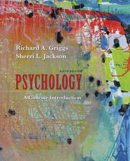 Psychology: A Concise Introduction  9781319122621 Front Cover