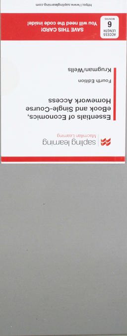 Sapling Homework and e-Book for Essentials of Economics (Single-Term Access)