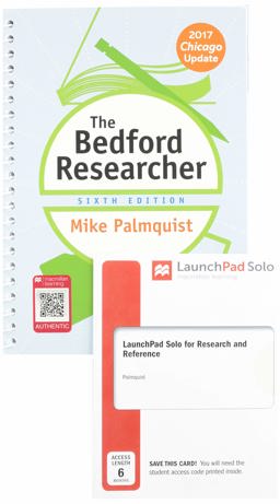 The Bedford Researcher 6e and LaunchPad Solo (1-Term Access)