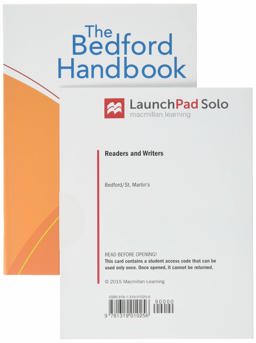 The Bedford Handbook 10E and LaunchPad Solo for Readers and Writerrs (Six-Month Access)
