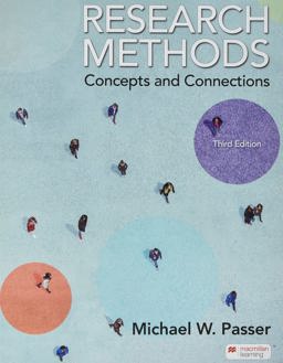 Research Methods Concepts and Connections 3rd 9781319184513 Front Cover