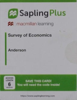 SaplingPlus for Survey of Economics (Single-Term Access)