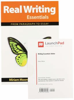 Writing Essentials Online (2-Term Access) and Real Writing Essentials