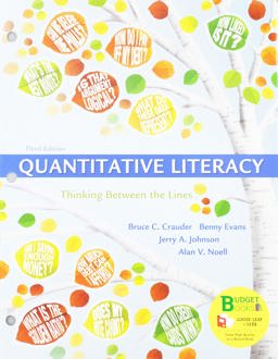Loose-Leaf Version for Quantitative Literacy 3e and WebAssign Homework for Quantitative Literacy (Six-Month Access) 3e