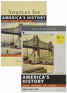 Loose-Leaf Version for America's History, Value Edition, 9e, Volume 2 and Sources for America's History, 9e, Volume 2: Since 1865
