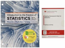 Loose-Leaf Version for the Introduction to the Practice of Statistics and Sapling Homework-Only for Statistics (Six-Month Access)