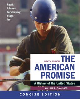 American Promise: a Concise History, Volume 2 8th 9781319209056 Front Cover