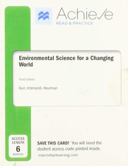 Achieve Read and Practice for Scientific American Environmental Science for a Changing World (1-Term Access)