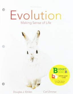 Loose-Leaf Version for Evolution Making Sense of Life 3rd 9781319235222 Front Cover