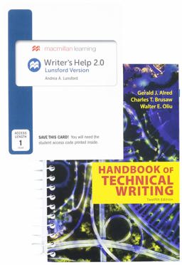 The Handbook of Technical Writing 12e and Writer's Help 2. 0, Lunsford Version (2-Term Access)