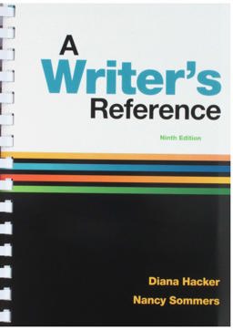 A Writer's Reference and a Student's Companion to Hacker Handbooks