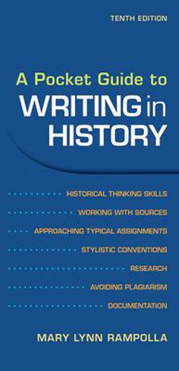 A Pocket Guide to Writing in History: 10th 9781319244415 Front Cover