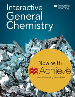 Achieve for Interactive General Chemistry (1-Term Access)  9781319257866 Front Cover