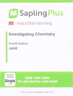 SaplingPlus for Investigating Chemistry (Single-Term Access)