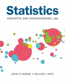 Loose-Leaf Version for Statistics: Concepts and Controversies 10th 9781319272623 Front Cover