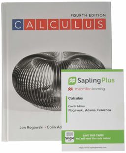 Calculus: Late Transcendentals 4e and SaplingPlus for Calculus: Late Transcendentals 4e (Six-Months Access)