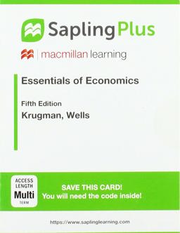 SaplingPlus for Essentials of Economics (Multi-Term Access)
