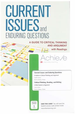 Current Issues and Enduring Questions and Achieve for Current Issues and Enduring Questions (1-Term Access)