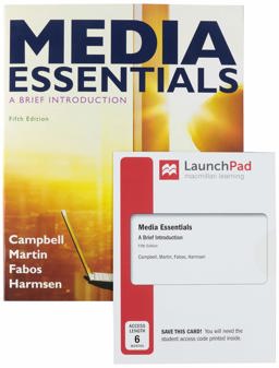 Media Essentials 5e and LaunchPad for Media Essentials 5e (1-Term Access)