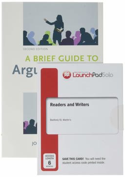 A Brief Guide to Arguing about Literature 2e and LaunchPad Solo for Readers and Writers (Six-Month Access)
