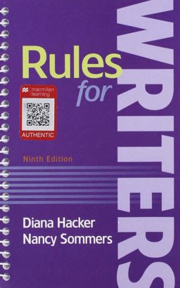 Rules for Writers 9e and Documenting Sources in APA Style: 2020 Update
