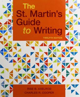 The St. Martin's Guide to Writing and Documenting Sources in APA Style: 2020 Update