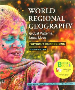 Loose-Leaf Version for World Regional Geography Without Subregions and SaplingPlus for World Regional Geography (Single-Term Access)