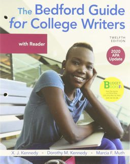 Loose-Leaf Version for the Bedford Guide for College Writers with Reader, 2020 APA Update 12th 9781319368180 Front Cover