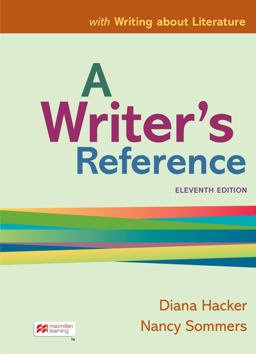 A Writer's Reference with Writing about Literature