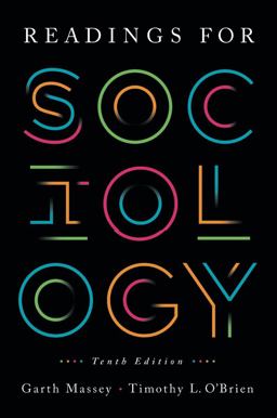 Readings for Sociology 10th 9781324044086 Front Cover