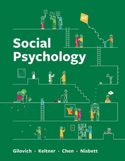 Social Psychology 6th 9781324045557 Front Cover