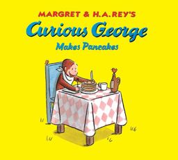 Curious George Makes Pancakes Lap Board Book  9781328764614 Front Cover