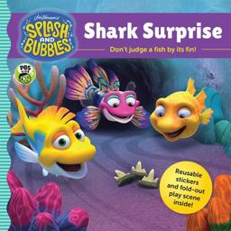 Splash and Bubbles: Shark Surprise with Sticker Play Scene  9781328852809 Front Cover