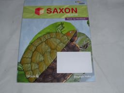 Saxon Math Hake Power up Workbook Grade 4  9781328943767 Front Cover