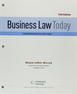 Bundle: Business Law Today, Comprehensive, Loose-Leaf Version, 11th + LMS Integrated for MindTap Business Law, 2 Terms (12 Months) Printed Access Card