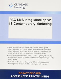 LMS Integrated MindTapV2. 0 Contemporary Marketing, 1 Term (6 Months) Printed Access Card, 17th LMS Integrated MindTapV2. 0 Contemporary Marketing, 1 Term (6 Months) Printed Access Card, 17th
