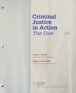 MindTap Criminal Justice, 1 Term (6 Months) Printed Access Card for Gaines/Miller's Criminal Justice in Action: the Core