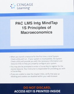 LMS Integrated MindTap Economics, 1 Term (6 Months) Printed Access Card for Mankiw's Principles of Macroeconomics, 8th