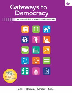 MindTap Political Science, 1 Term (6 Months) Printed Access Card for Geer/Herrera/Schiller/Segal's Gateways to Democracy, 4th
