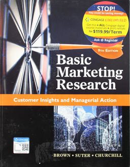Basic Marketing Research: 9th 9781337100151 Front Cover