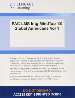 LMS Integrated MindTap History, 1 Term (6 Months) Printed Access Card for Montoya/Belmonte/Guameri/Hackel/Hartigan-O'Connor/Kurashige's Global Americans, Volume 1