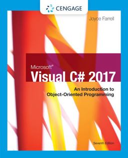 Microsoft Visual C#: an Introduction to Object-Oriented Programming