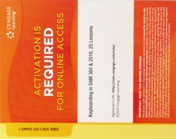 SAM 2016 Assessment, Training, and Projects Printed Access Card 25 Lessons CK: Keyboarding and Word Processing Essentials